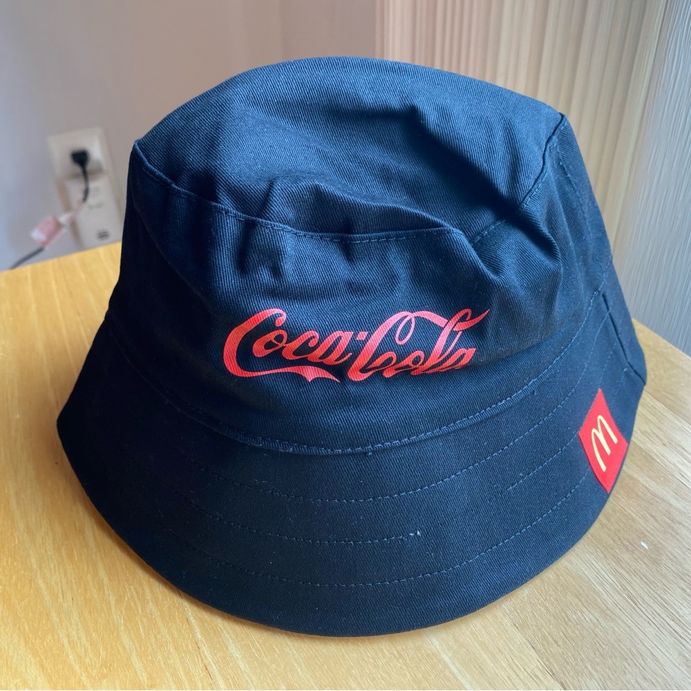 NWT Limited Edition Singapore McDonald’s x Coca Cola Reversible Bucket Hat